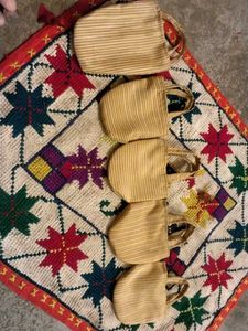 Striped Pouches (Set of 5)