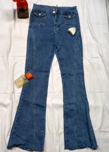 Flared Denim Jeans