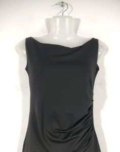 Lee Douche Black Plain Western Dress (Women)