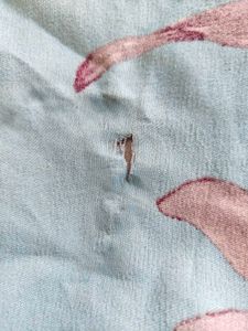 Light Blue Floral Bedsheet