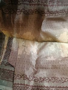 Organza Saree Dual Colors Party/College Wear