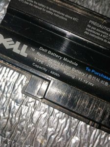 Dell Battery With Power Cord And Adpater
