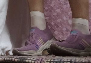 Stylish Purple Sneakers