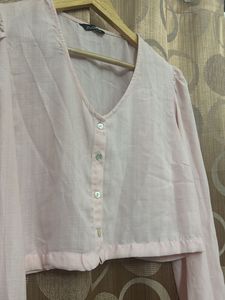 Zudio Baby Pink Top 💗