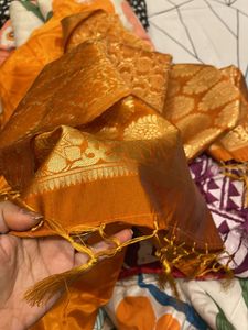 Silk Stitched Suit With Banarsi Duppata