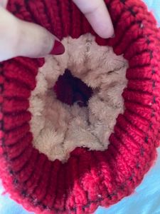 Red Knit Beanie