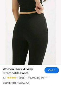 SAADAA Women&#39;s 4 Way Stretchable Pant