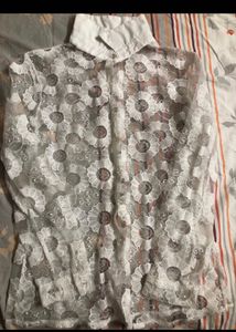 White Net Flower Top