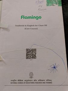 Class 12th Textbook Flamingo