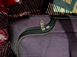 Purple Travel Suitcase