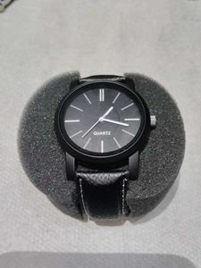 Classic Black Quartz Watch