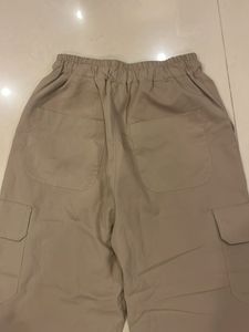 Beige Cargo Pants