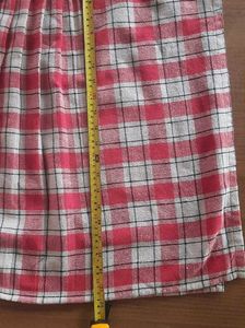 Wrap Around Check Skirt