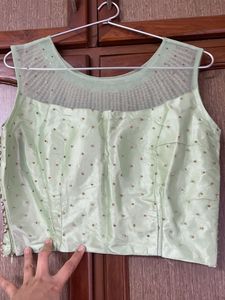 Lehanga Set (crop Top/ Blouse, Skirt &amp; Dupatta)