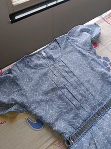 Short Dress Light Blue Colour