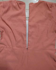 Girls Peach Dress