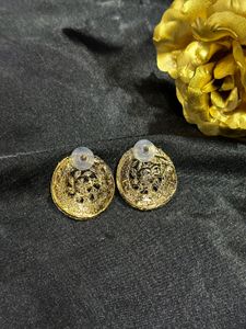 2 Set of Gold Plated Anti Tarnish Earrings