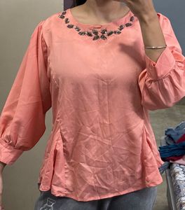 Elegant Peach Top