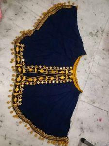 Embroidered Mirror-Work Cape
