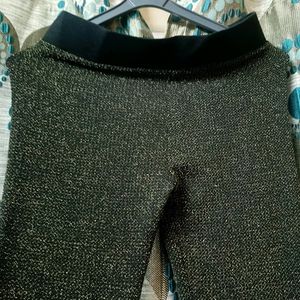 Black  Shimmering Jeggings