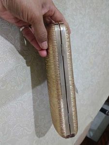 Elegant Gold Clutch