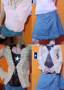 Combo Y2K Mesh Top