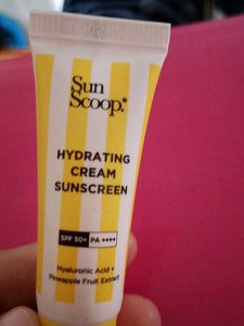 Hydrating Cream Sunscreen Of Sun Scoop Brand
