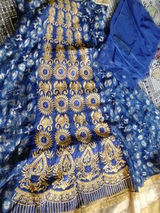 Readymade Designer Dark blue Anarkali Dress