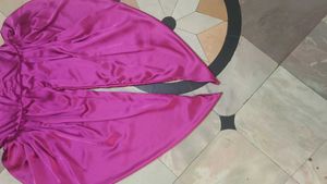 Satin Dhoti Salwar Suit