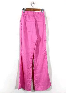 H &amp;M Pink Straight Leg Pants