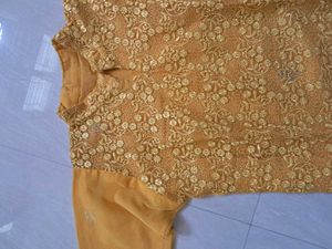 Yellow Lace Kurti 💛 ✨️