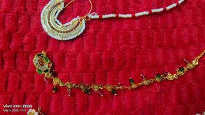 Indian Nath Nose Ring with Chain