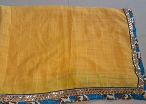 Elegant Yellow Saree
