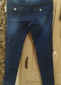 Dark 💙 Blue Colour Jeans For Girls 🌹