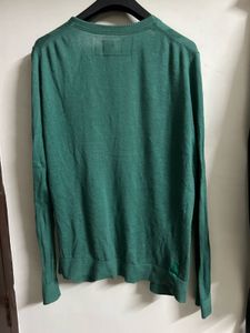 Green Cardigan Sweater
