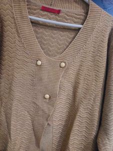 Mustard Colour Cardigan