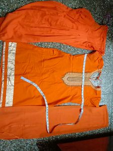 Orange Indian Salwar Kameez Suit