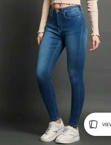 Blue Unisex Jeans Denim