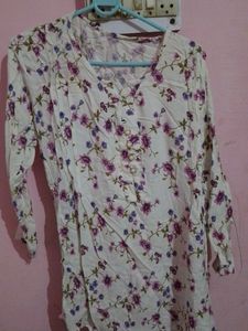 White Floral Top