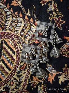 Oxidized earrings