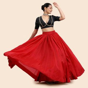 Red Lehnga Skirt
