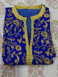 XL Ethnic Kurti In Blue