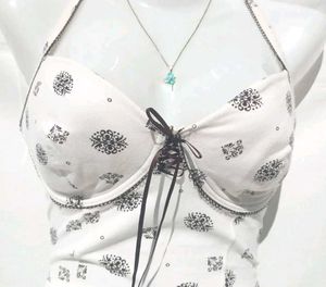 Lace Ribbon Corset Gothic Y2k Retro Vintage Top