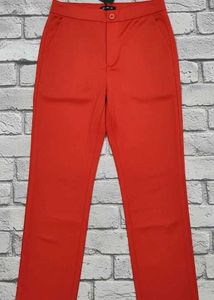 Red Flared Pants