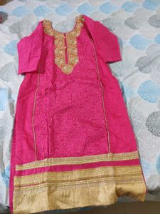 Pink Embroidered Salwar Suit