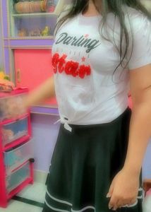 Cute Korean  Star Graphic Tee