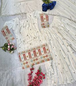 PARTY WEAR TOP AND PLAZZO WITH FANCY DUPATTA