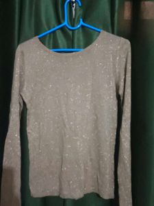 Sparkly Button-Down Cardigan