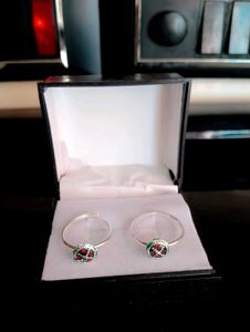 Pure Silver Toerings