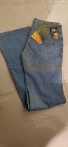 Bell Bottom Blue Jean